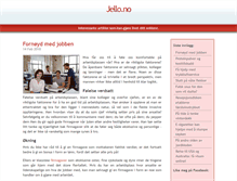 Tablet Screenshot of jello.no